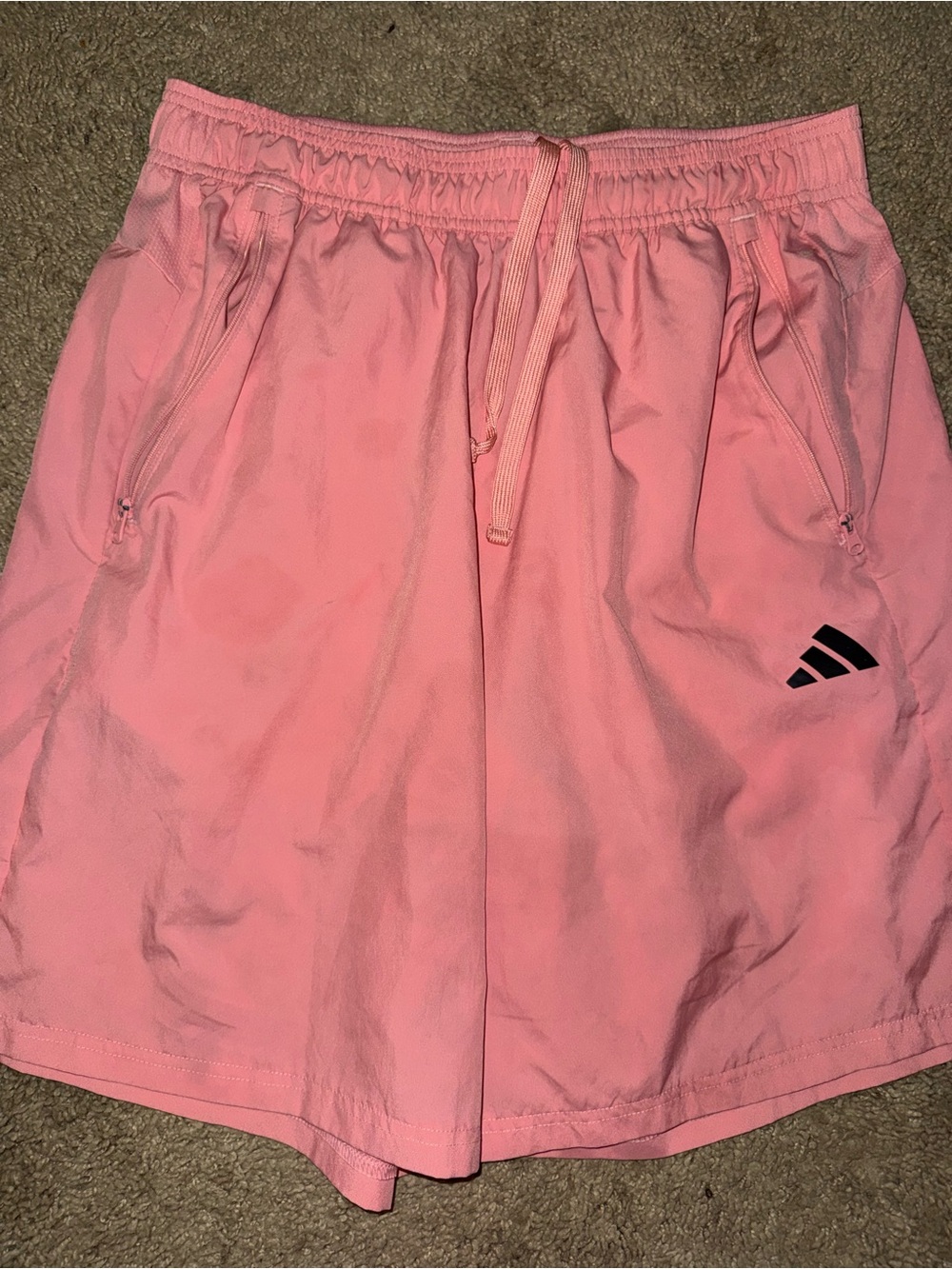 Used pink adidas Men's Rose Athletic Shorts - Picture 5 of 7